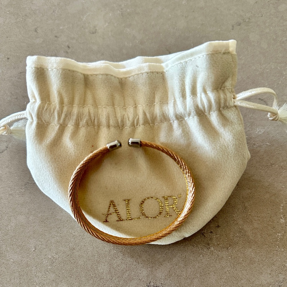 ALOR tri-color cuff bracelet - Picture 4 of 7